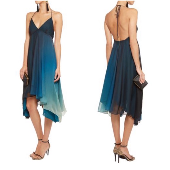 Halston Heritage Dresses & Skirts - Halston Heritage Ombré Chiffon Dress